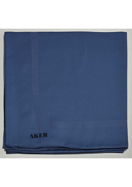 Düz Pamuklu Koton Eşarp 1030950-922 Indigo