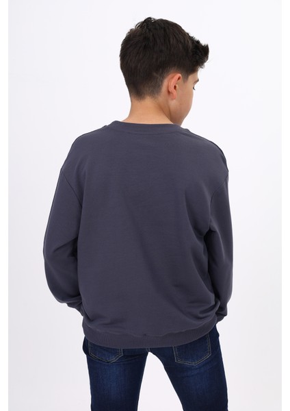 Erkek Çocuk Baskılı Sweatshirt
