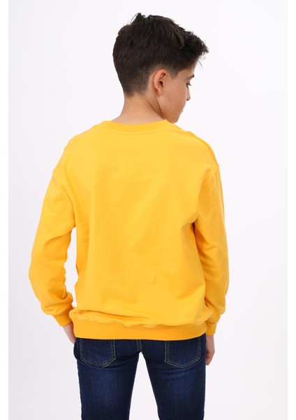 Erkek Çocuk Baskılı Sweatshirt