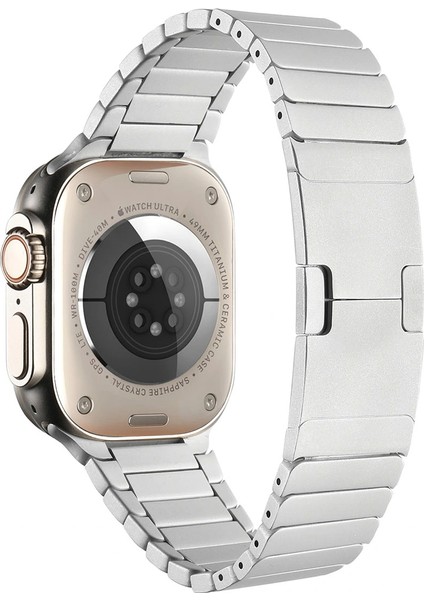 Apple Watch 10 46MM Krd-35 Çizgi Tasarım Metal Kordon fiyatları