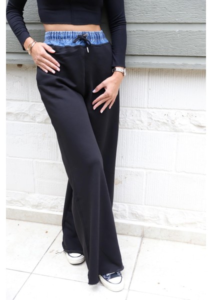 Lacivert Jean Detaylı Pantolon fiyatları