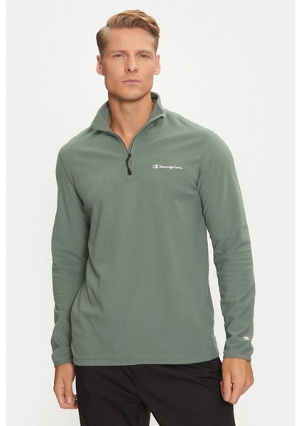 Yarım Fermuarlı Yumuşak Dokuma Mikro Polar Sweatshirt Erkek 216695