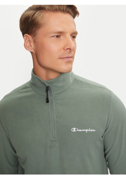 Yarım Fermuarlı Yumuşak Dokuma Mikro Polar Sweatshirt Erkek 216695
