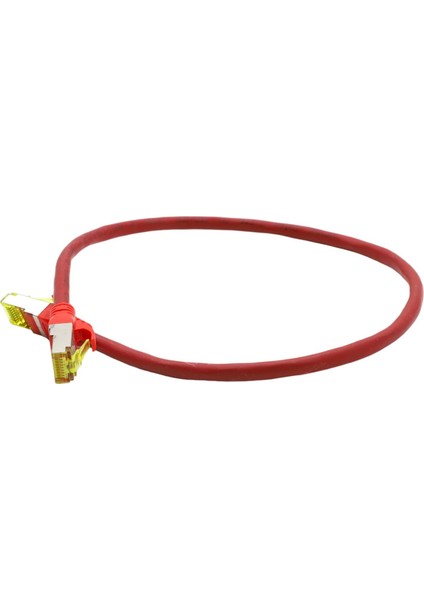 Dıgıtus CAT6A S-Ftp Patch Cord 0,50 mt Red (10'lu Paket)