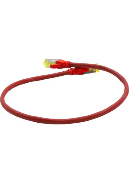 Dıgıtus CAT6A S-Ftp Patch Cord 0,50 mt Red (10'lu Paket)