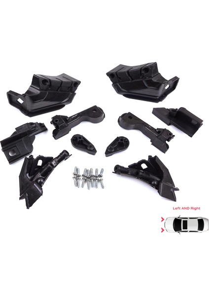 BHL573 Opel Astra J Mk4 P10 2009-2015 4/5 Kapı Gtc 2011-2018 13335737 Için Sağ Sol Ön Far Ayak Tamir Seti