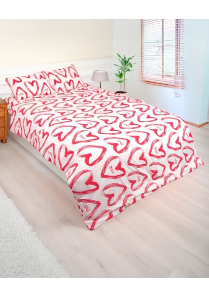 MARLENKA HOME TEX KALPLİ NEVRESİM TAKIMI PAMUKLU [YASTIKLI ]