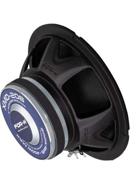XMD-208 8'' 20 cm 200 Watt Rms 400 Watt Midrange Oto Hoparlör (2'li Takım)