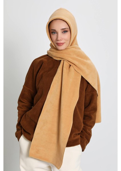 Kadın Polar Kışlık Bere,atkı,boyunluk ŞALI,B-85PL