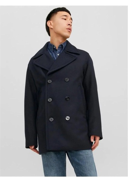 Jack Jones Blucaptaın Wool Pea Coat Erkek Kaşe Kaban 12239479 fiyatları
