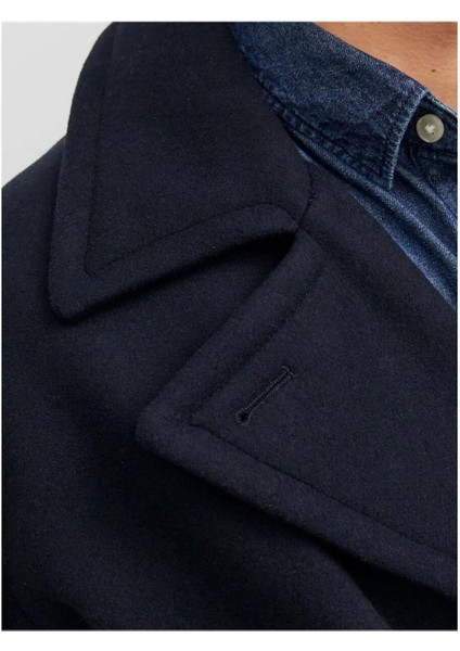 Jack Jones Blucaptaın Wool Pea Coat Erkek Kaşe Kaban 12239479 fırsatları