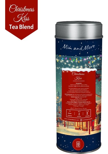 Christmas Kiss Tea 2024 - Çikolatalı Marshmallow Aromalı Yılbaşı Çayı 50 gr fiyatları