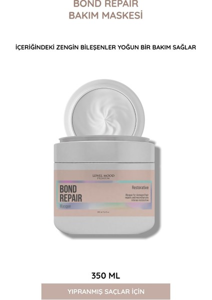 Bond Repair Yıpranmış Saçlar Için Bakım Maskesi Bond Repair Yıpranmış Saçlar Için Bakım Maskesi