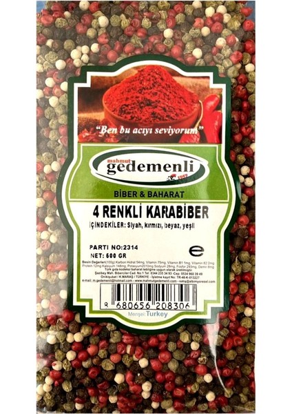 4 Renkli Karabiber 500 gr