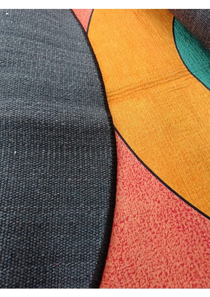 Oval Kesim Modern Yatak Odası, Salon, Mutfak Halısı, Dijital Baskı Yıkanabilir, Pamuk Halı modelleri