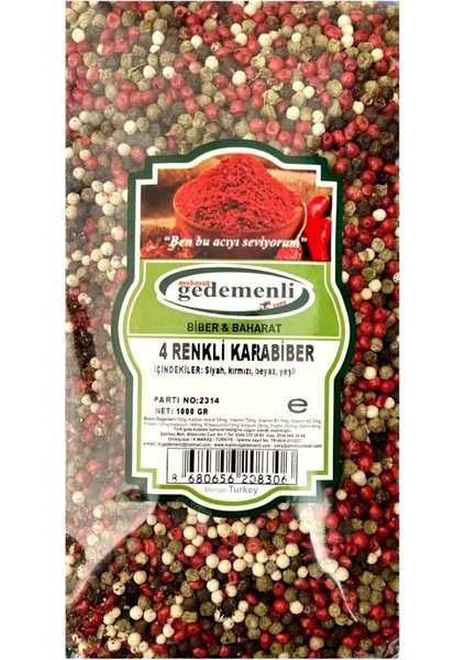 4 Renkli Karabiber 1000 gr