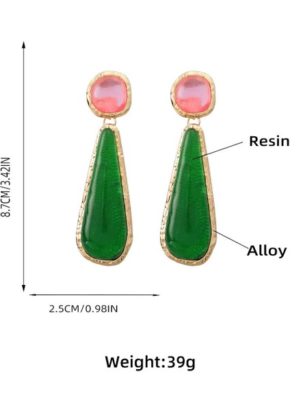 Selena Uzun Taşlı Sallantılı Küpe indirimleri