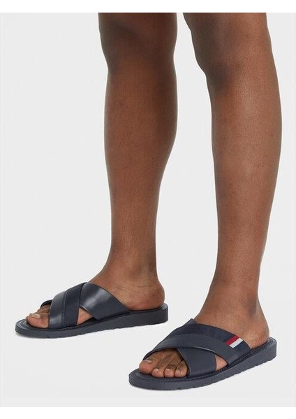 Core Hilfiger Lth Criss C Sandal Terlik Erkek