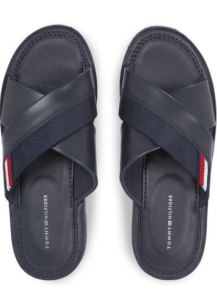 Core Hilfiger Lth Criss C Sandal Terlik Erkek