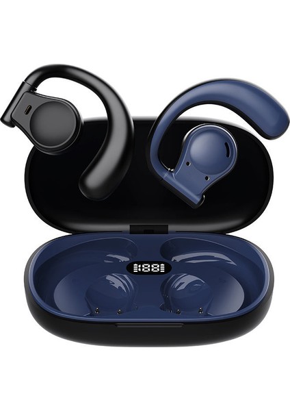 Huawei, Apple ve Xiaomi'ye Uygun Açık Tip Kulak Içi Spor Bluetooth Kulaklık Tws Kablosuz Süper Uzun Pil Ömrü (Yurt Dışından)