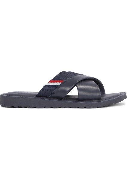 Core Hilfiger Lth Criss C Sandal Terlik Erkek