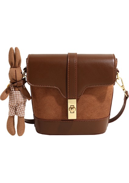 Moda Premium Tatlı Pu Omuz Crossbody Çanta (Yurt Dışından)