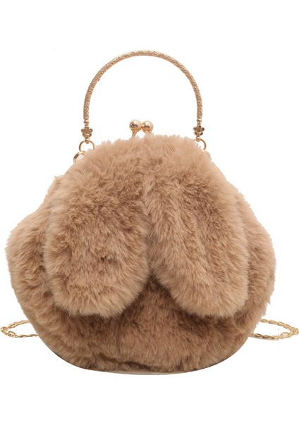 Sonbahar ve Kış Yeni Peluş Sevimli Omuz Çantası (Yurt Dışından)