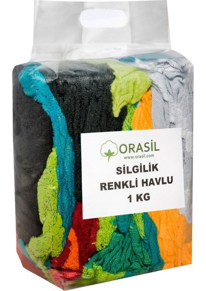 Silgi Bezi Renkli Havlu Bez 40 x 40 cm 1 kg