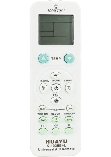Kk K-1038E+L 1000 In 1 Unıversal Klima Akıllı Kumanda (33368=3728)