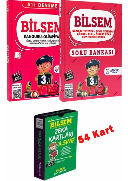 Bilsem Soru Bankası Deneme ve Zeka Kartları