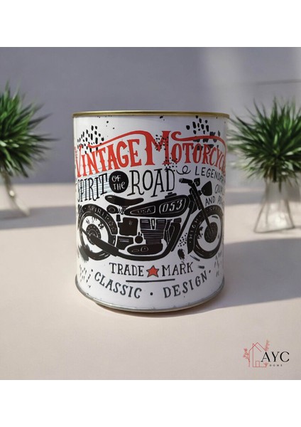 Motosiklet Desenli Vintage Kumbara modelleri