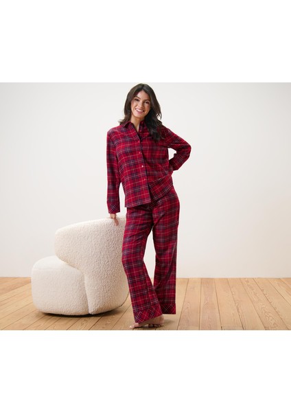 Flanel Pijama Takımı