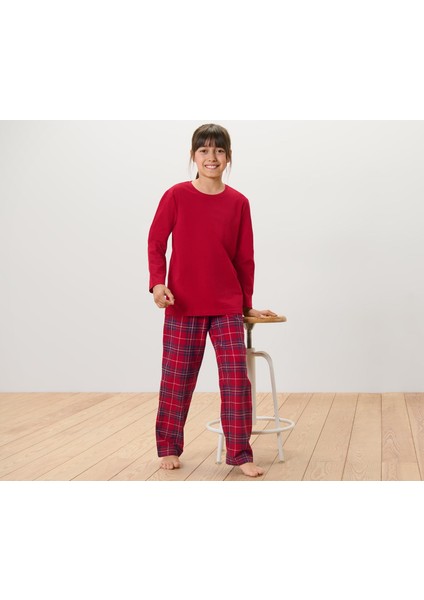 Çocuk Flanel Pijama Takımı