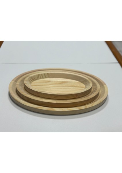 Ahşap Ladin Sarmaşık Sunum/çerez Tabağı