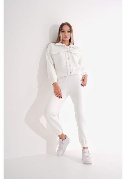 Çıtçıt Düğmeli Eşofman Takımı Şardonlu fiyatları