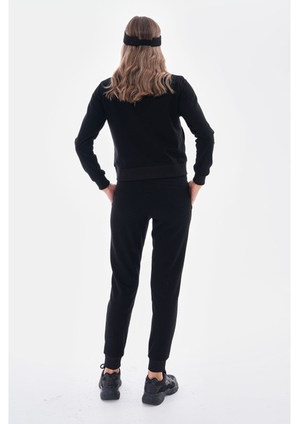 Bisiklet Yaka Eşofman Takımı Şardonlu indirimleri