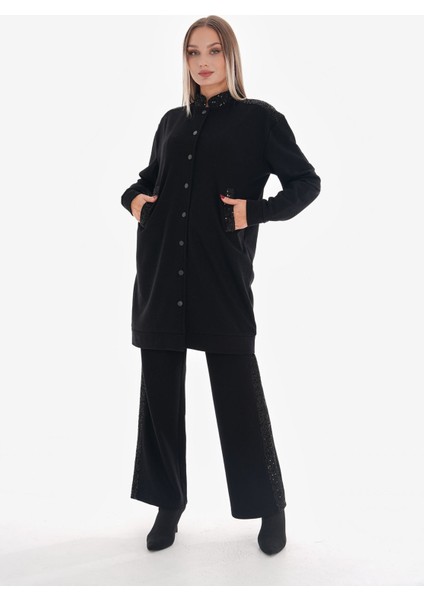 Şardonlı Payet Detaylı Tunik Eşofman Takım modelleri