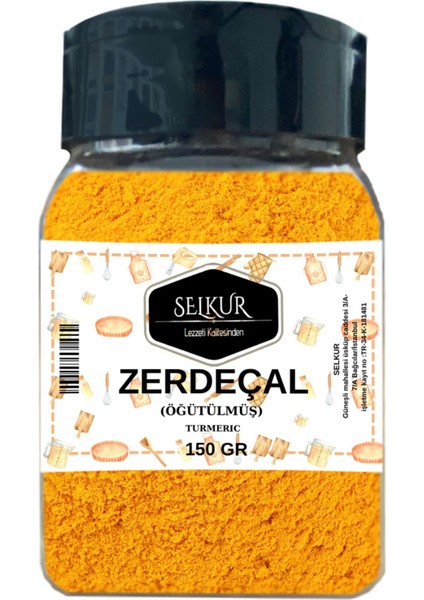 Toz Zerdeçal 150 gr (Öğütülmüş)