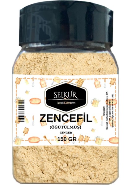 Toz Zencefil 150 gr (Öğütülmüş)