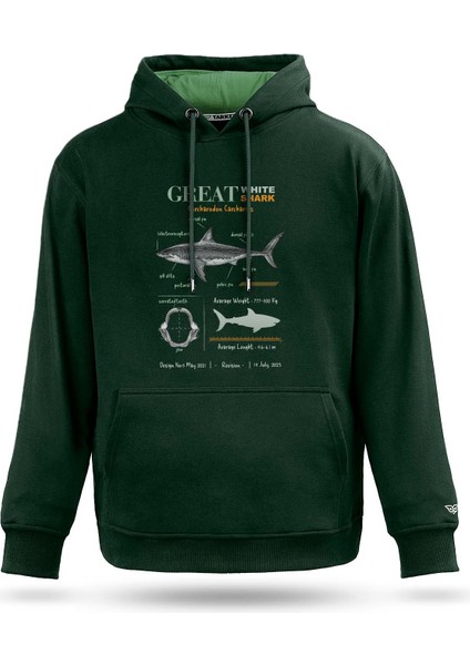 Anatomy Great White Kapşonlu Sweatshirt