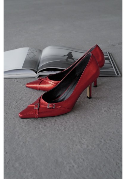 Çapraz Kemer Bantlı Stiletto