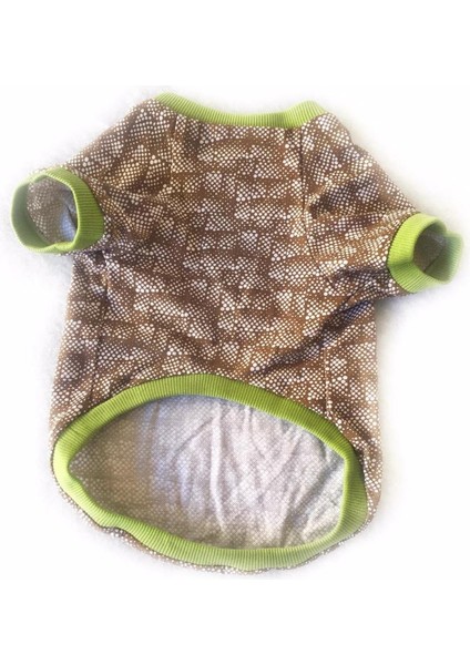 Brick Green Oval Yaka Tişört Kedi Kıyafeti Kedi Elbisesi XL fiyatları