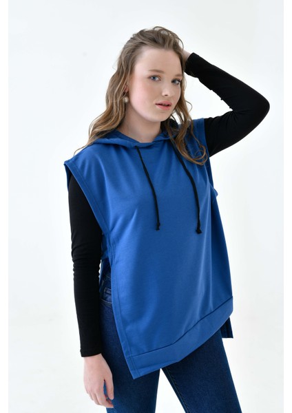 Mırach Curve Yanları Açık Büyük Beden Oversize Sweatshirt Süveter Modeli Sıfır Kol Tasarım modelleri