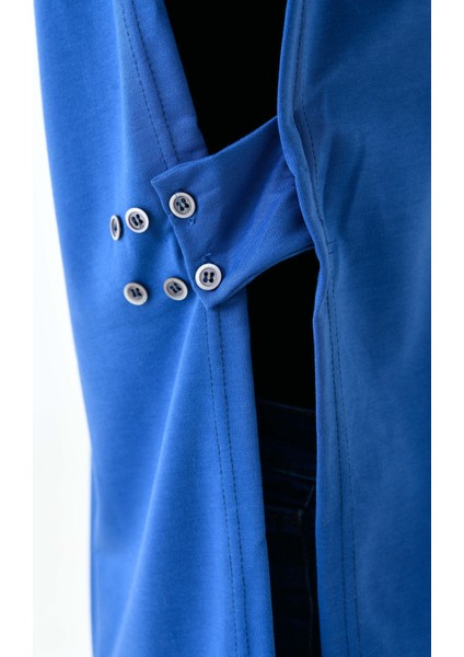 Mırach Curve Yanları Açık Büyük Beden Oversize Sweatshirt Süveter Modeli Sıfır Kol Tasarım