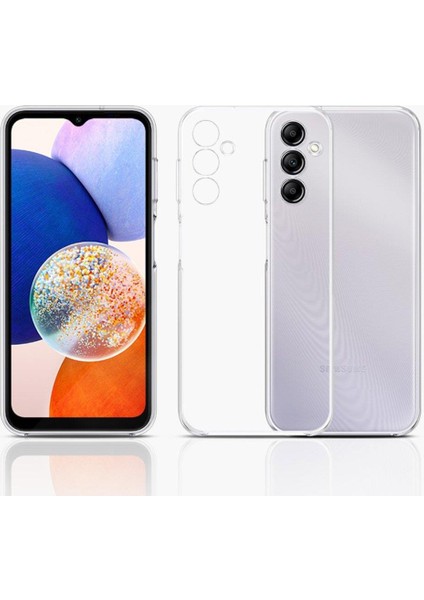 Samsung Galaxy A14 4g Ile Uyumlu Kılıf Lüx Şeffaf Silikon