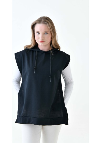Mırach Curve Yanları Açık Büyük Beden Oversize Sweatshirt Süveter Modeli Sıfır Kol Tasarım modelleri
