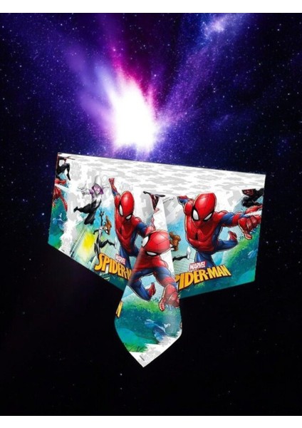 Spider-Man Temalı Masa Örtüsü - Doğum Günü Parti ve Eğlenceli Etkinlikler Için