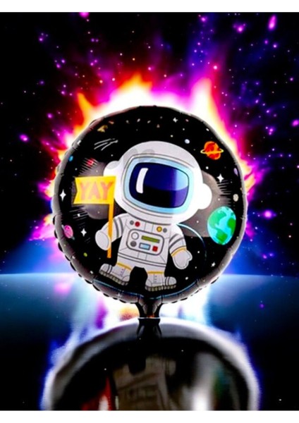 Uzay Temalı Folyo Balon - Doğum Günü Parti ve Eğlenceli Etkinlikler Için