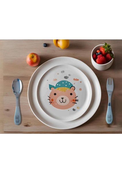 Paslanmaz Çelik Çatal Kaşık Seti Kedi Desenli fırsatları
