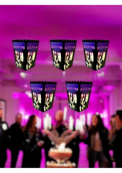 8 Adet Blackpink Müzik Grubu Temalı Mısır Kutusu - Doğum Günü Parti ve Eğlenceli Etkinlikler Için fiyatları